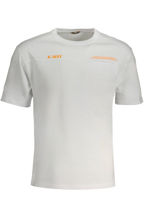 K-Way White Mens Short Sleeve T-Shirt