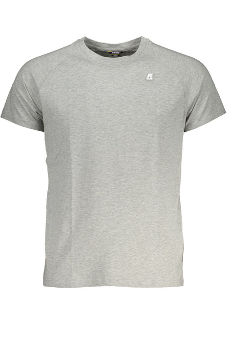 K-Way Gray Mens Short Sleeve T-Shirt