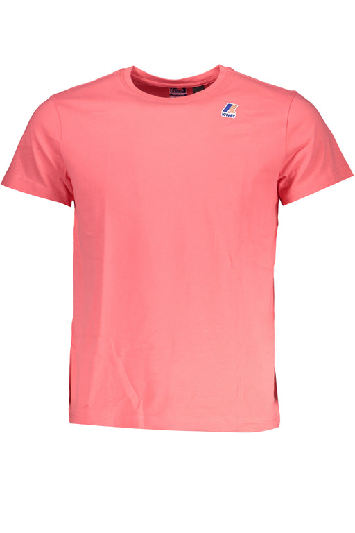 Mens K-Way Short Sleeve T-Shirt Pink