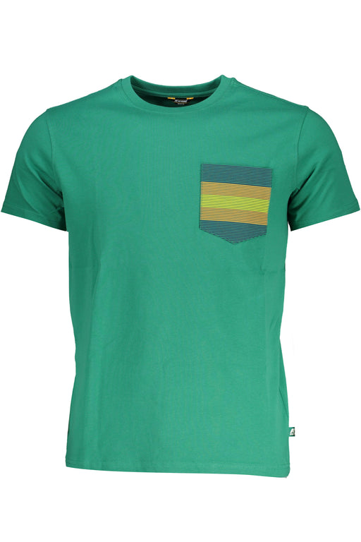 Green Mens K-Way Short Sleeve T-Shirt
