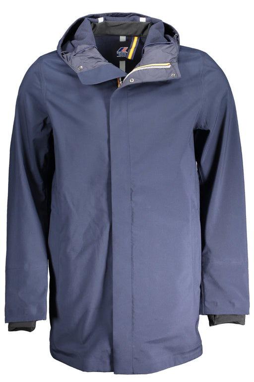 K-Way Mens Blue Trench Coat