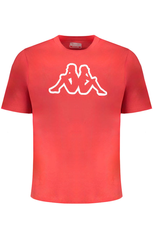 Kappa Mens Short Sleeve T-Shirt Red