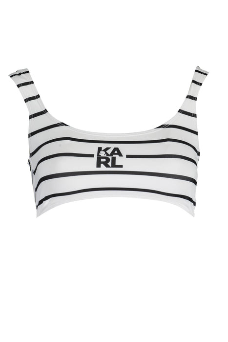 Karl Lagerfeld Beachwear Swimsuit Top Woman White