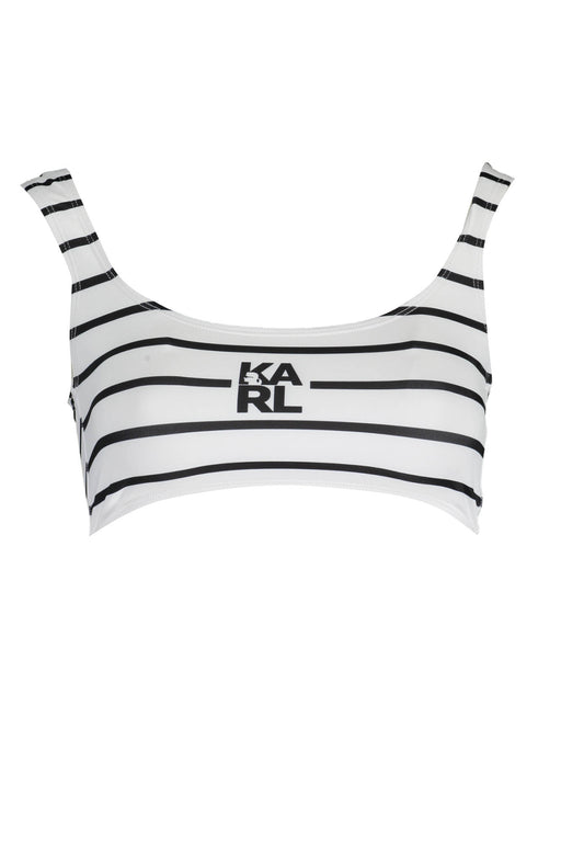 Karl Lagerfeld Beachwear Swimsuit Top Woman White