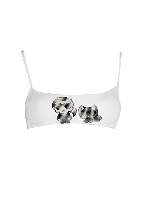Karl Lagerfeld Beachwear Swimsuit Top Women White