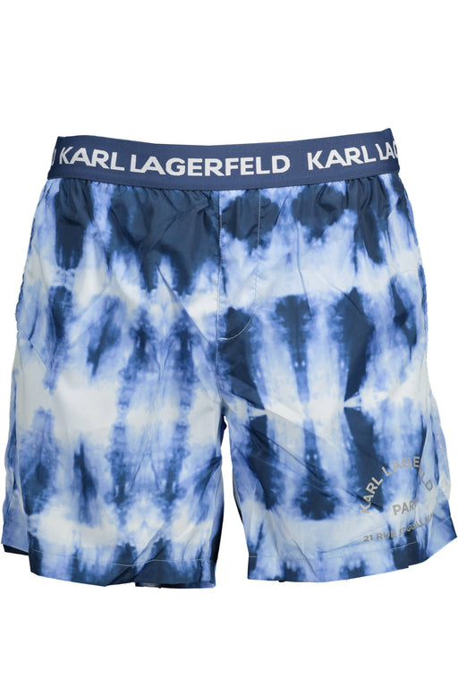 Karl Lagerfeld Beachwear Swimsuit Parts Under Man Blue