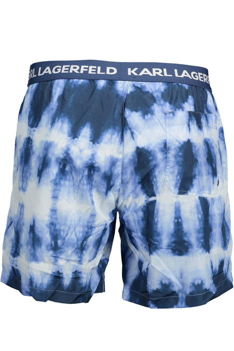 Karl Lagerfeld Beachwear Swimsuit Parts Under Man Blue