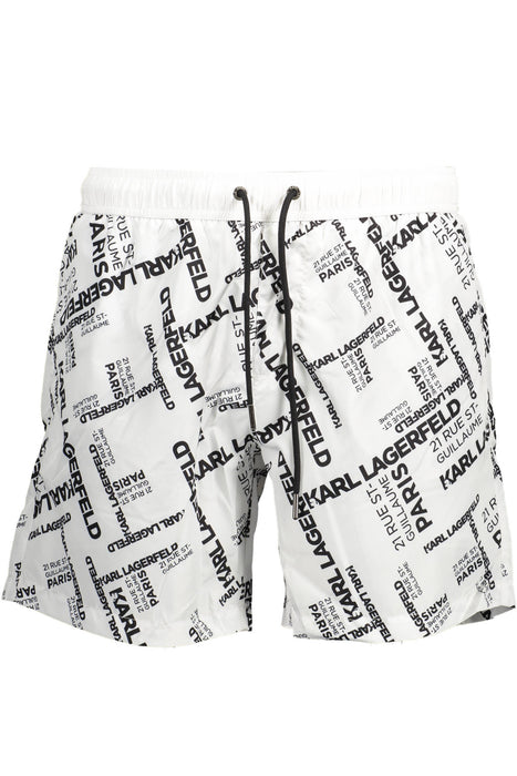 Karl Lagerfeld Beachwear Swimsuit Bottom Men White