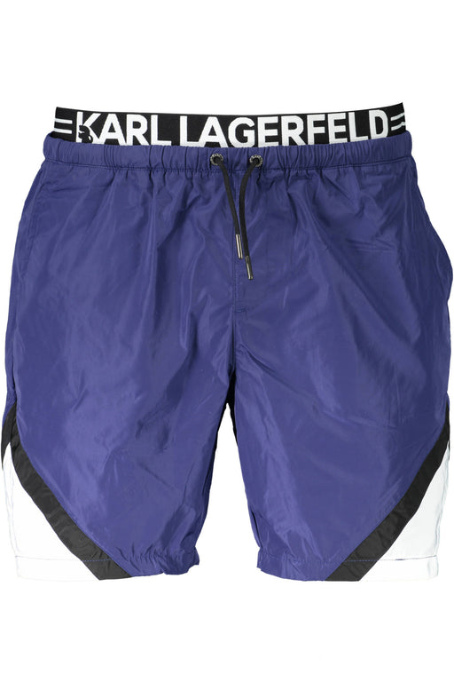 Karl Lagerfeld Beachwear Swimsuit Bottom Men Blue