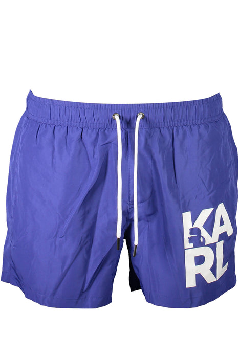 Karl Lagerfeld Beachwear Mens Bottom Swimsuit Blue