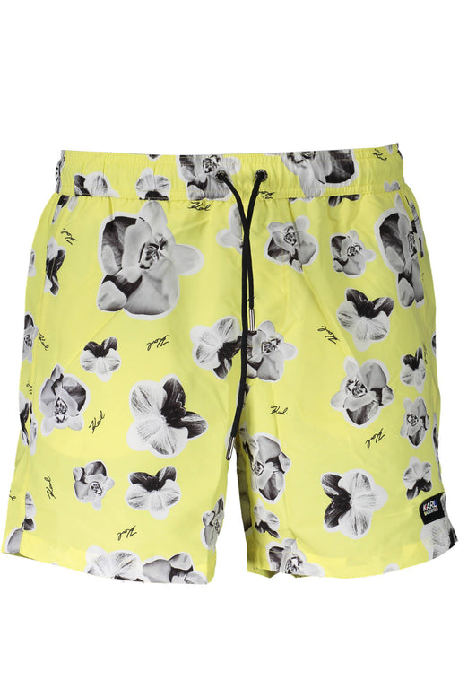 Karl Lagerfeld Beachwear Swimsuit Bottom Men Yellow