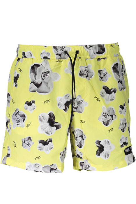 Karl Lagerfeld Beachwear Swimsuit Bottom Men Yellow