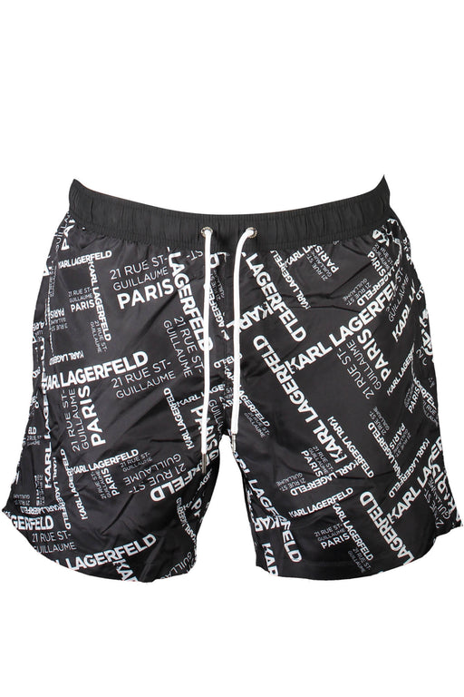 Karl Lagerfeld Beachwear Swimsuit Black Mens Bottom