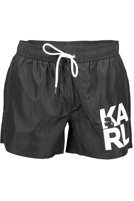 Karl Lagerfeld Beachwear Swimsuit Black Mens Bottom