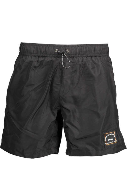 Karl Lagerfeld Beachwear Swimsuit Black Mens Bottom