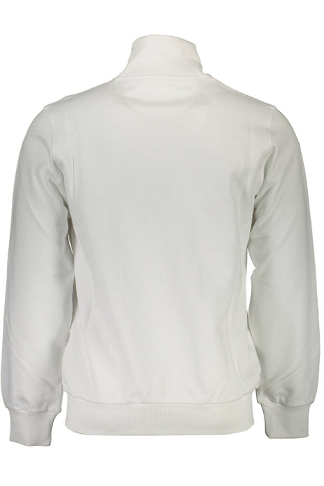 La Martina Mens White Zip-Up Sweatshirt