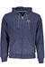 La Martina Mens Blue Zip Sweatshirt