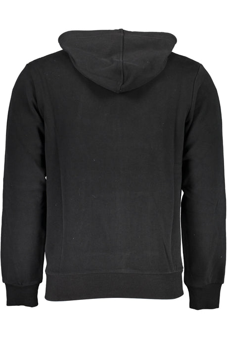 La Martina Mens Black Zip Sweatshirt