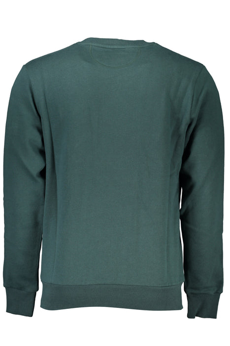 La Martina Green Mens Zipless Sweatshirt
