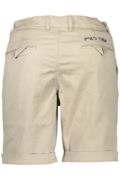 La Martina Beige Mens Bermuda Pants