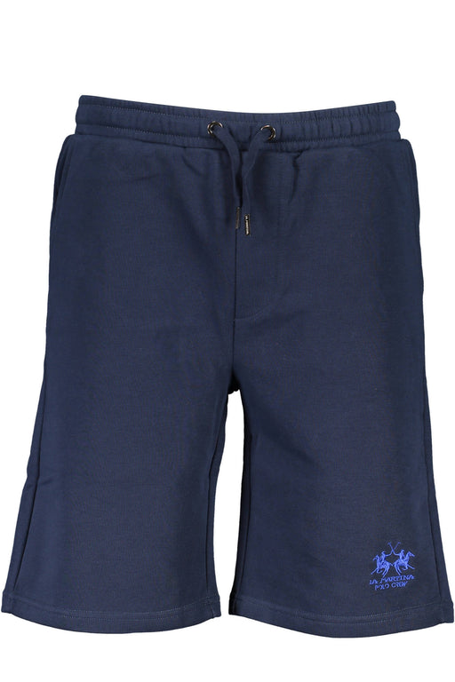 La Martina Blue Mens Bermuda Pants