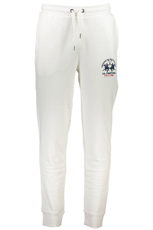 La Martina White Mens Trousers