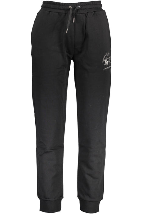 La Martina Black Man Trousers