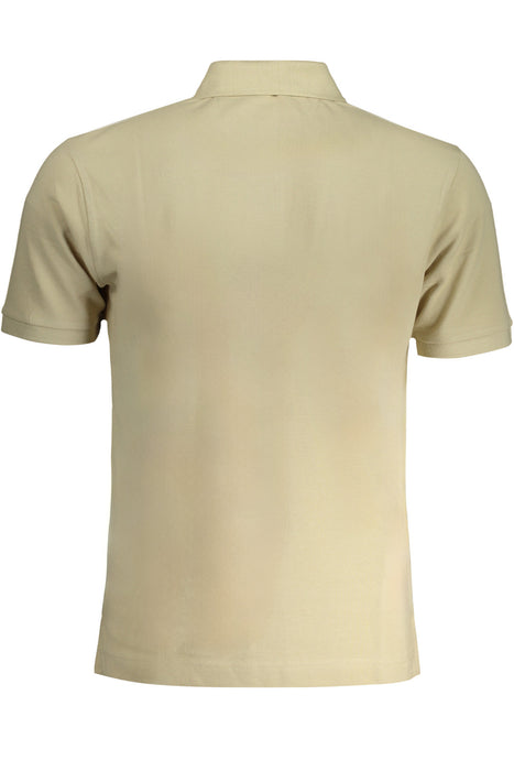 La Martina Mens Short Sleeved Polo Shirt Beige