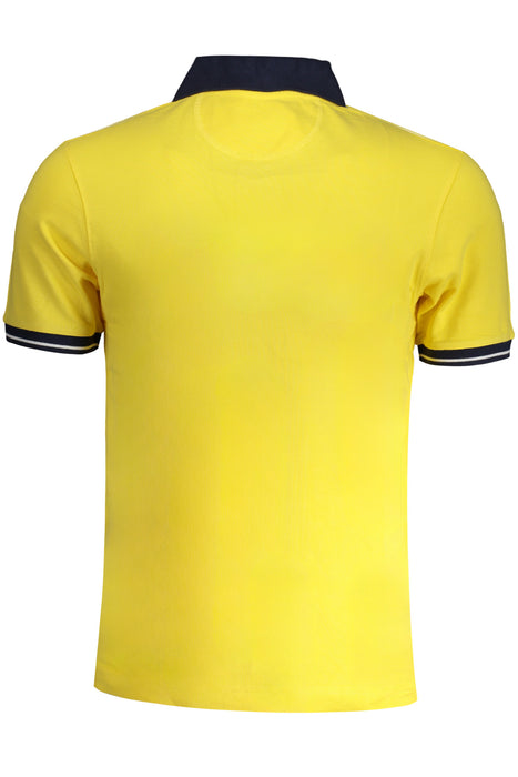 La Martina Mens Short Sleeve Polo Yellow