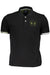 La Martina Mens Black Short Sleeved Polo Shirt