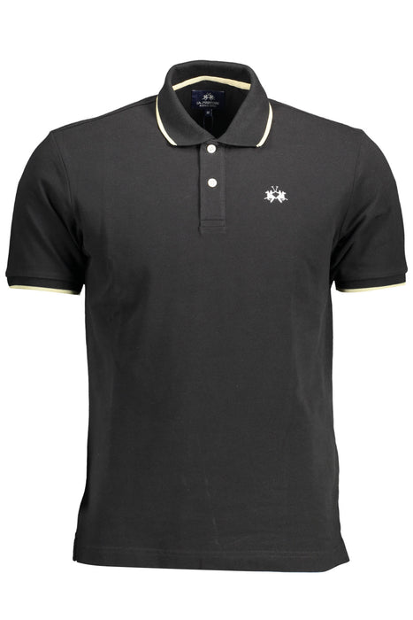 La Martina Polo Short Sleeve Man Black