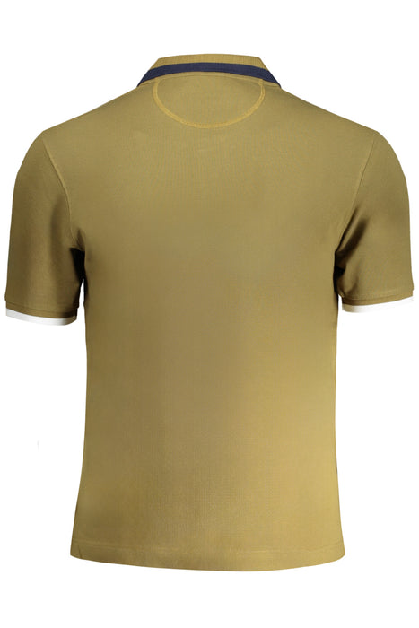 La Martina Mens Green Short-Sleeved Polo Shirt