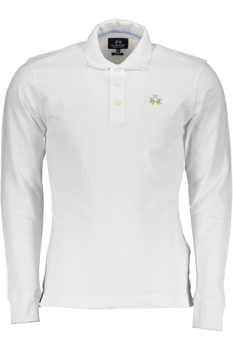 La Martina Polo Shirt Long Sleeves Man White