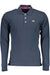 La Martina Long Sleeve Polo Shirt Man Blue