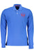 La Martina Long Sleeve Polo Shirt Man Blue