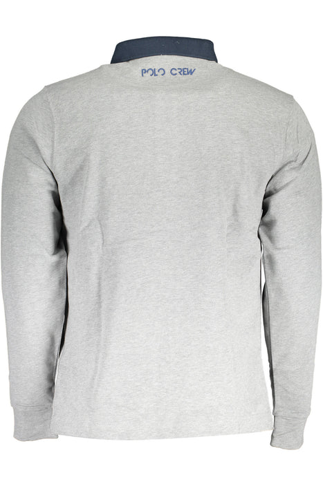 La Martina Polo Long Sleeve Man Gray