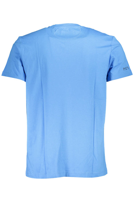 La Martina Light Blue Man Short Sleeve T-Shirt