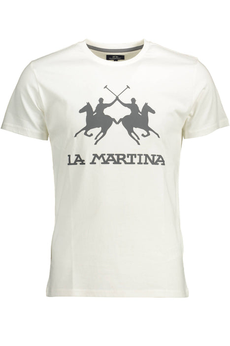 La Martina White Mens Short Sleeve T-Shirt