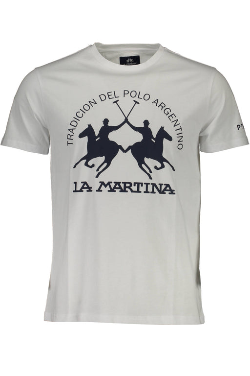 La Martina White Mens Short Sleeve T-Shirt