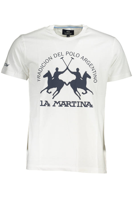 La Martina Mens Short Sleeve T-Shirt White