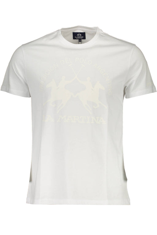 La Martina Mens Short Sleeve T-Shirt White