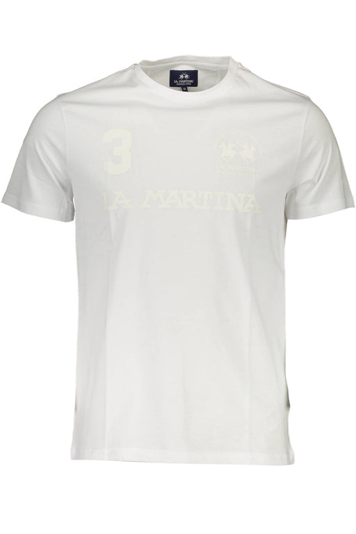 La Martina Mens Short Sleeve T-Shirt White