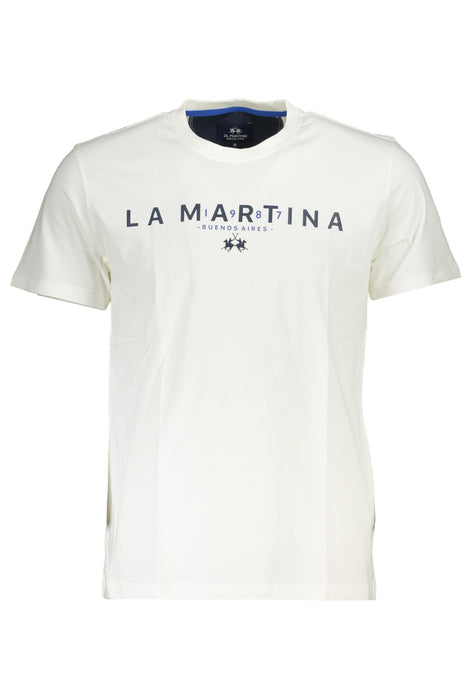 La Martina Mens Short Sleeve T-Shirt White