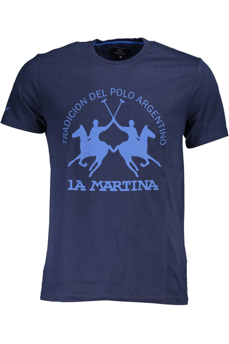 La Martina Blue Man Short Sleeve T-Shirt