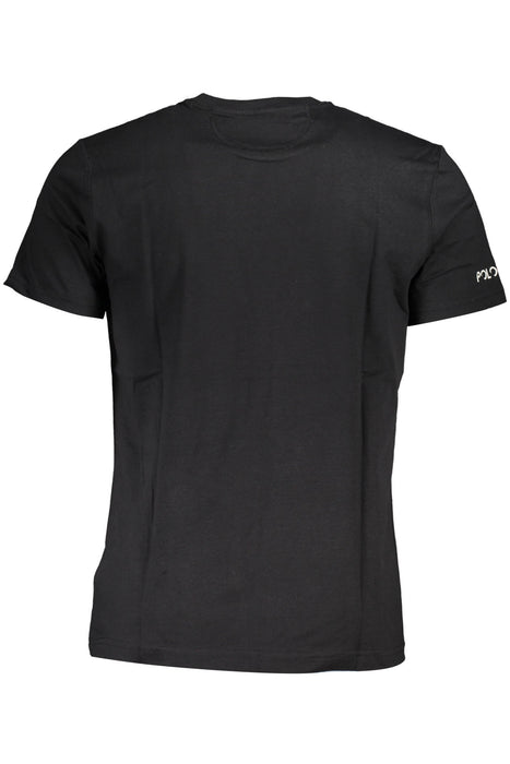 La Martina Black Man Short Sleeve T-Shirt