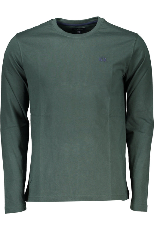 La Martina Green Mens Long Sleeve T-Shirt