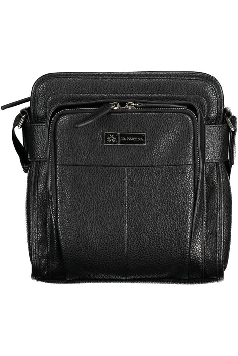 La Martina Black Man Shoulder Bag
