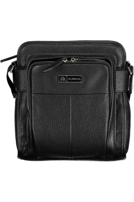 La Martina Black Man Shoulder Bag
