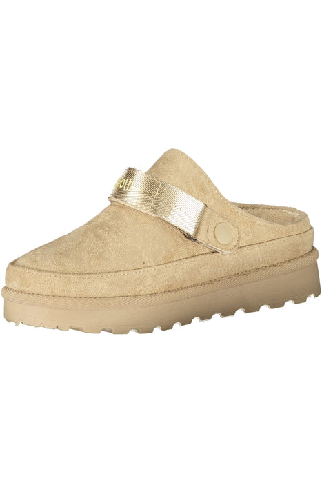 Laura Biagiotti Womens Winter Clog Footwear, Beige