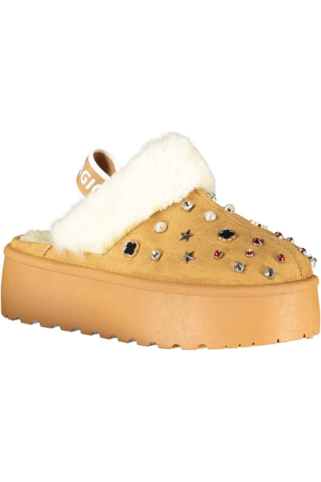 Laura Biagiotti Womens Winter Clog Footwear, Brown